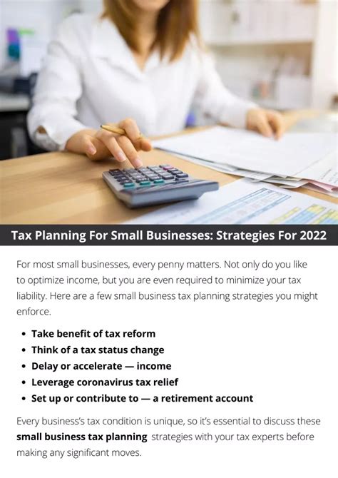 Ppt Tax Planning For Small Businesses Strategies For 2022 Powerpoint