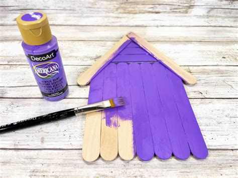 Dollar Store Craft Stick Haunted House Mom Does Reviews