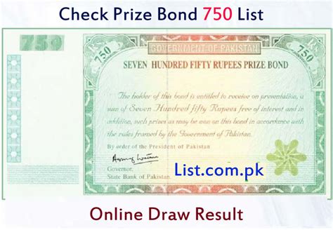 Prize Bond List All Draw Result Full Today