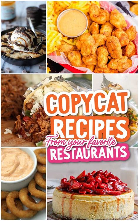 20 Copycat Recipes From Your Favorite Restaurants In 2024 Restaurant