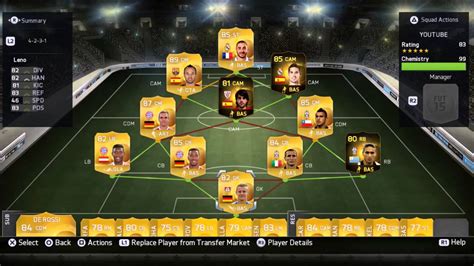 Fifa Ultimate Team Amazing K Hybrid Squad Builder Youtube