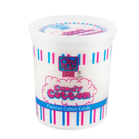 White Cotton Candy Natural Medium Tub • Fresh Cotton Candy • Bulk