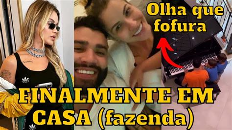 Gusttavo Lima E Andressa Suita De VOLTA Pra CASA Na Fazenda E O