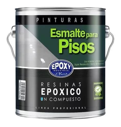 Esmalte Para Pisos Ep Xico Sin Solvente Blanco Gal N Lts Cuotas Sin