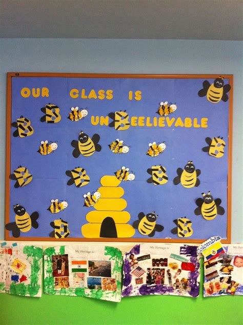 Our Class Unbeelievable Bee Board Bee Themed Classroom Bee Classroom Preschool Bulletin Boards