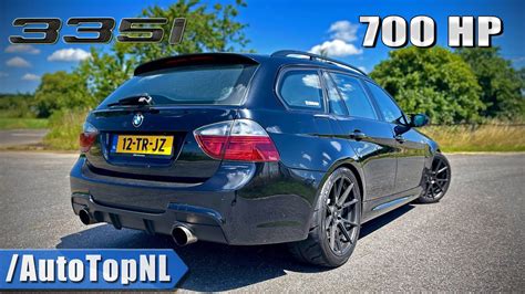 700HP BMW 335i Touring E91 *300km/h* REVIEW on AUTOBAHN by AutoTopNL ...