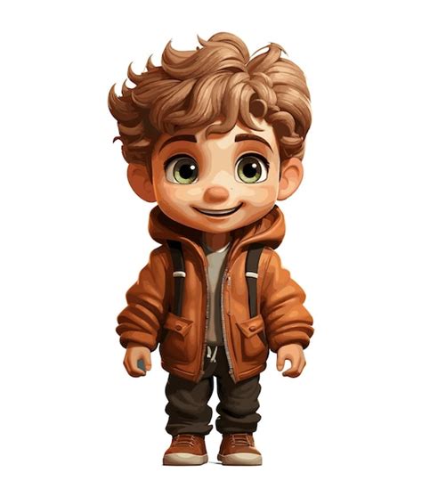 Premium Vector Cartoon Boy Character Vector Illustration