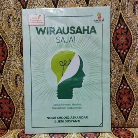 Jual Buku Original Wirausaha Saja Menjadi Pribadi Mandiri Shopee