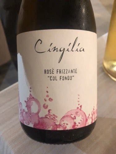 Cingilia Col Fondo Ros Frizzante Vivino Us