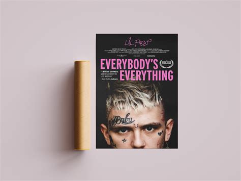 Lil Peep Poster Lil Peep Everybody S Everything Poster Sold By Ian Ford Sku 26472490 30