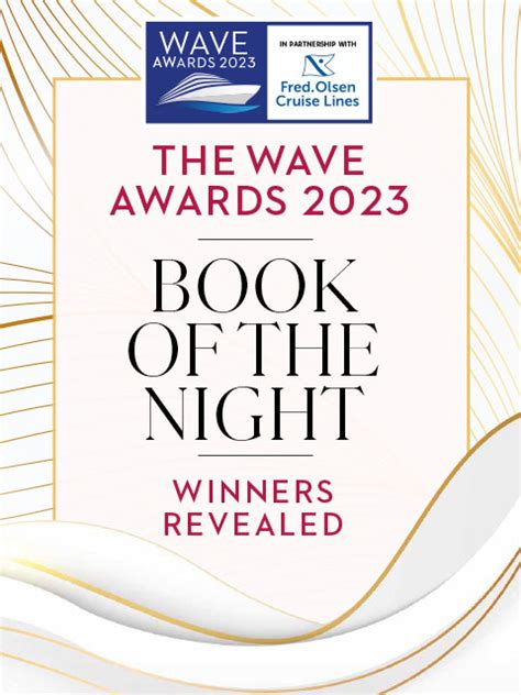 The Wave Awards 2023 Book Of The Night Cruise Trade News