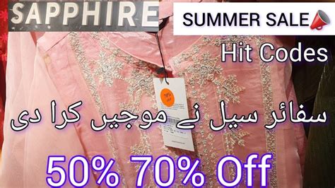 Sapphire Summer Sale Today Sapphire Biggest Sale Flat 50 70 Off 2024