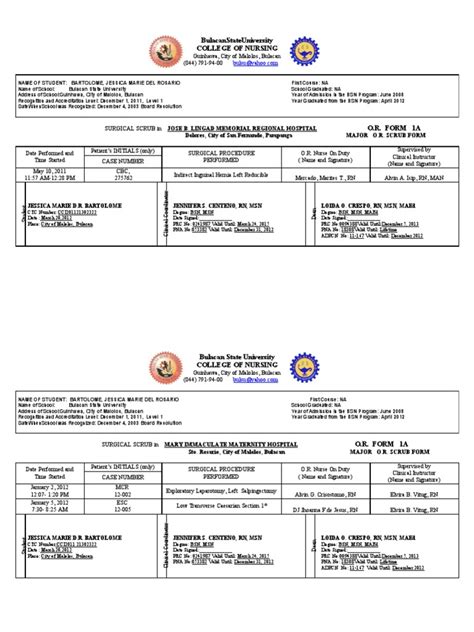 New Prc Form Sample Nursing Health Care