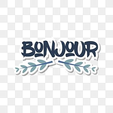 Handwritten Letters PNG Picture Bonjour Hand Lettering Text Effect