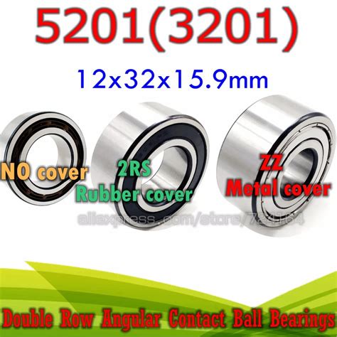 X X Mm Double Row Angular Contact Ball Bearing Zz Rs