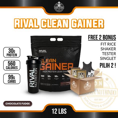 Jual Rival Nutrition Clean Gainer Lbs Shopee Indonesia