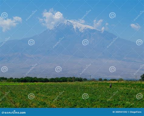 Mount Ararat As Seen From Armenia Stock Photo Image Of Beautiful