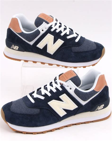 New Balance Ml574 Trainers Navy New Balance At 80s Casual Classics