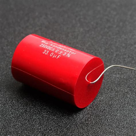 Audiophiler Mkp 33uf 250v Audio Grade Axial Capacitor For Tube Guitar