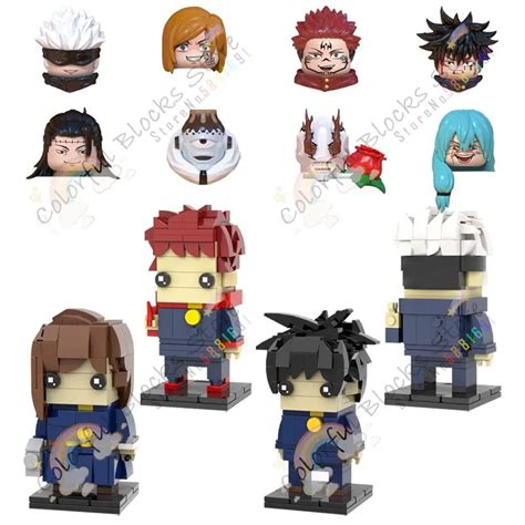 D Cennie S De Construction MOC Pour Enfants Jujutsu Kaimmer Anime Rick