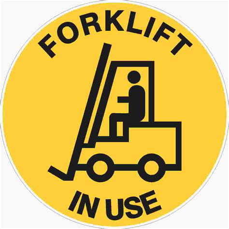 Forklift In Use Floor Marker Discount Safety Signs New Zealand