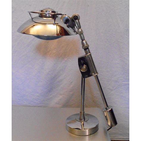 Lampe a balancier vintage chromée de Ferdinand Solere 1950