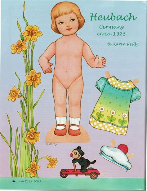 Pin Von Catherine Thornton Auf Paper Dolls Papierpuppen Puppen Papier