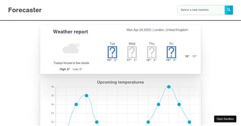 5-day-weather-forecast - Codesandbox