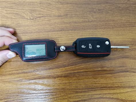 Чехол для брелока сигнализации + ключа — Volkswagen Tiguan (1G), 2 л ...