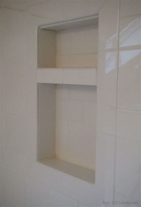 Tiling An Inset Shower Niche Shelf D Oh I Y Shower Niche Tile