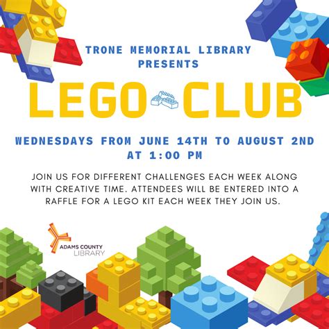 Lego Club Adams County Library