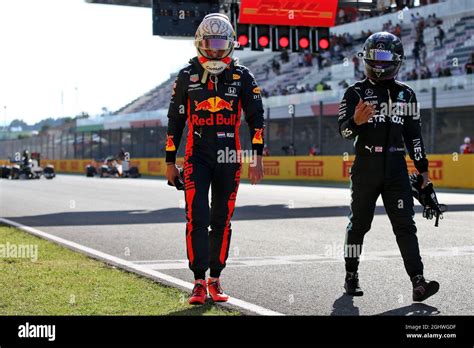 Mercedes Amg F In Qualifying Parc Ferme Max Verstappen High Resolution