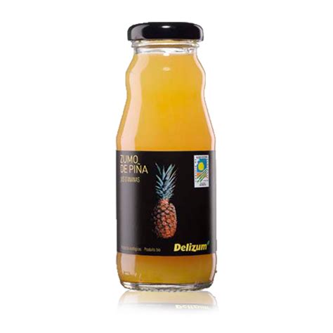 Zumo de piña bio 200 ml delizum Fruta y verdura Cal Fruitós