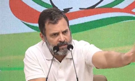 Rahul Gandhi Press Conference Former Congress Mp Attacks Pm Modi Says His Disqualification Is