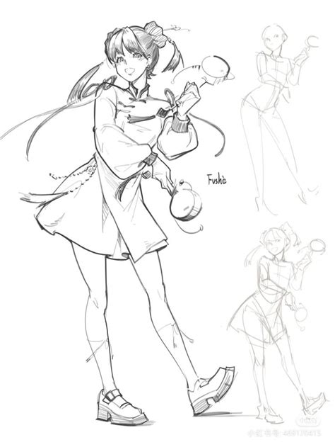 Some Character Sketches From The Animated Movie Sailor Girl Which Is