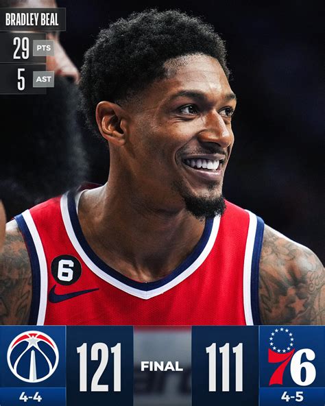 Nba On Twitter 🏀 Final Score Thread 🏀 Bradley Beal Came Up Big In The