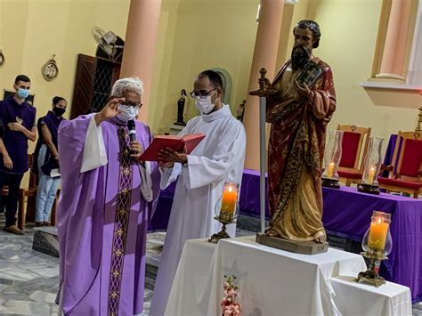 Imagens da Missa de Acolhida da imagem do Padroeiro São Paulo