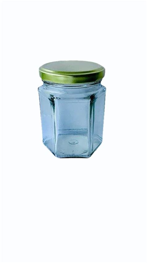 250ml Hexagonal Glass Jar For Pickel Storage At Rs 10 5 Piece In Pune