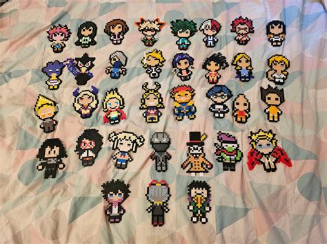 My Hero Academia Perler Beads Etsy