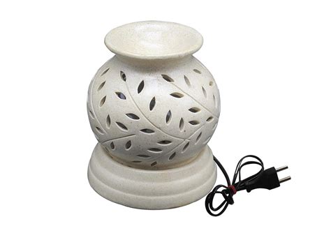 Artlik Handicrafts Glossy Finish Aroma Oil Ceramic Matka Shape Diffuser