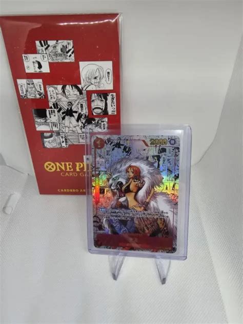 One Piece Card Game Tcg Nami Manga Rare Alt Art Jp Japonais Eur 3999