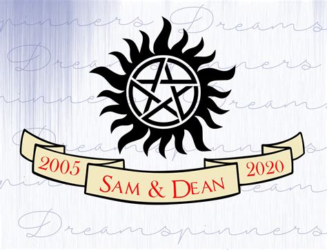 Sam And Dean Series Finale 2005 2020 Svg And Png File For Etsy France