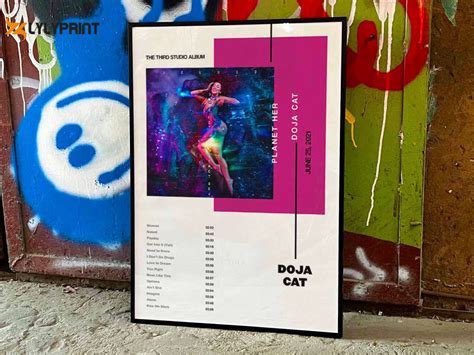 Doja Cat Planet Her Album Cover Poster 3 Lylyprint