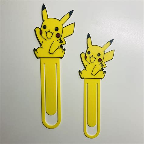 Pikachu Bookmark by rovnanik | Download free STL model | Printables.com