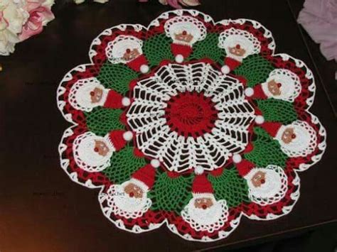 Centre De Table Noel Au Crochet 15 Idées