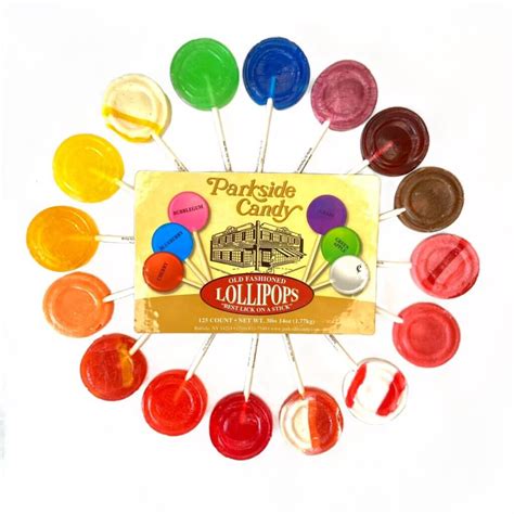 Old Fashion Lollipops Gourmet Tub 125 Lollipops Any Flavor Parkside