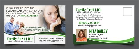 Family First Life Insurance Business Cards : 15 Best Life Insurance ...