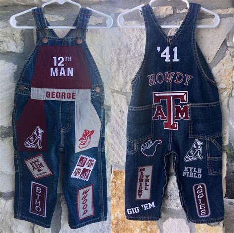 Aggie Yell Leader Overalls Texas A M Yell Leader Overalls Future Aggie