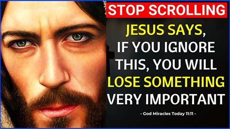 God Says You Ll Lose If You Ignore MeGod S Message For You Today