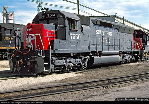 Sp 7510 Southern Pacific Railroad Emd Sd45r At South Salt Lake Utah By